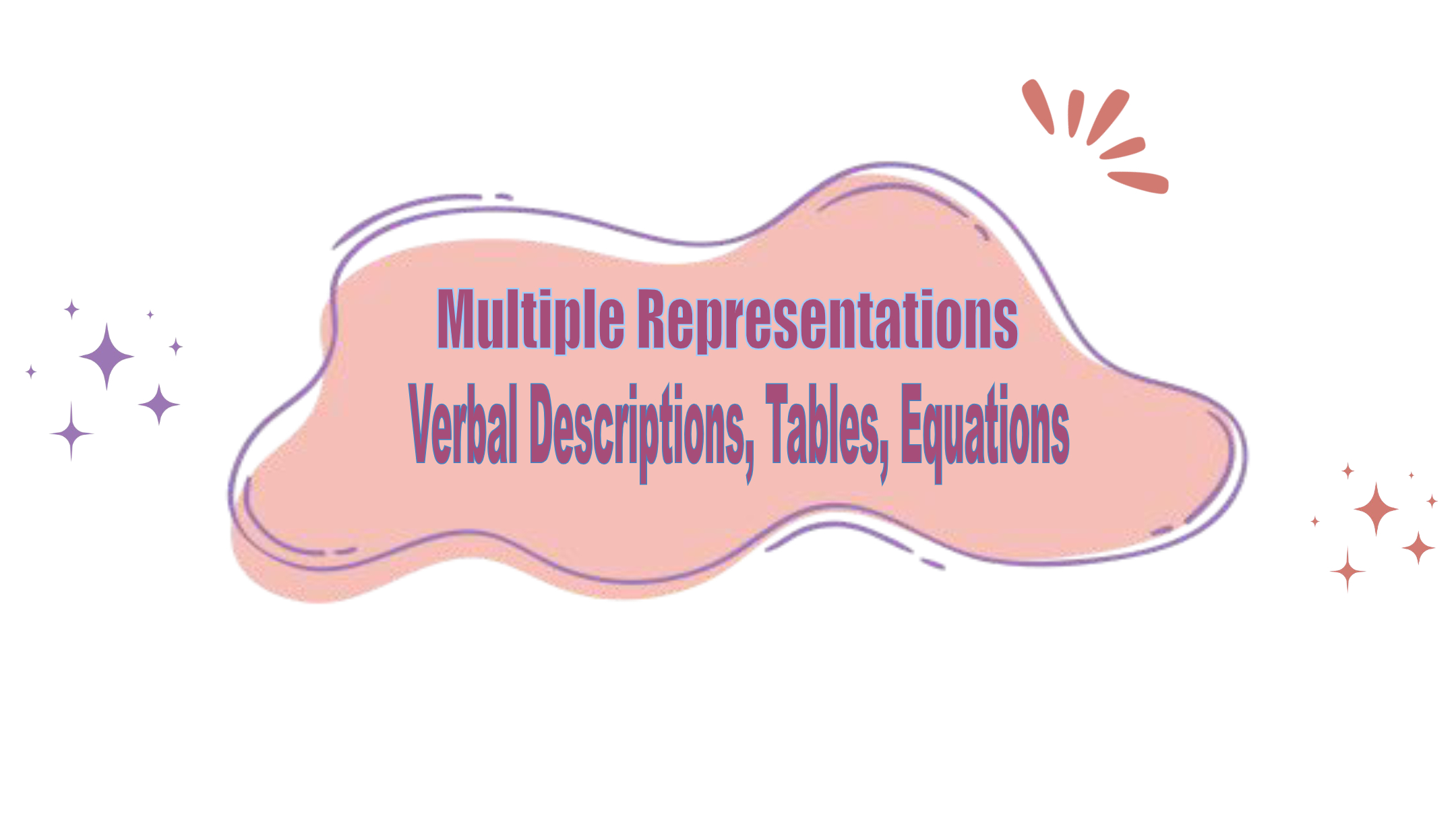 6.6c Math (Tables, Graphs, Verbal Descriptions) Lesson