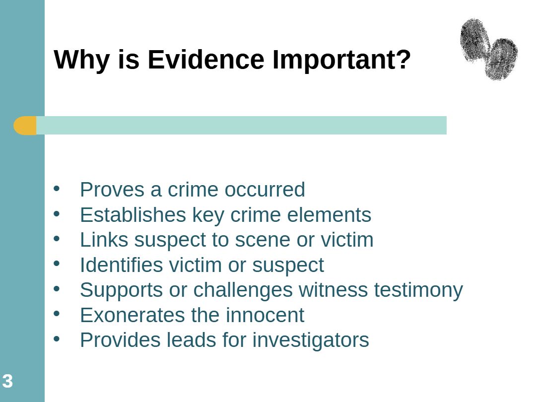 Evidence Lesson