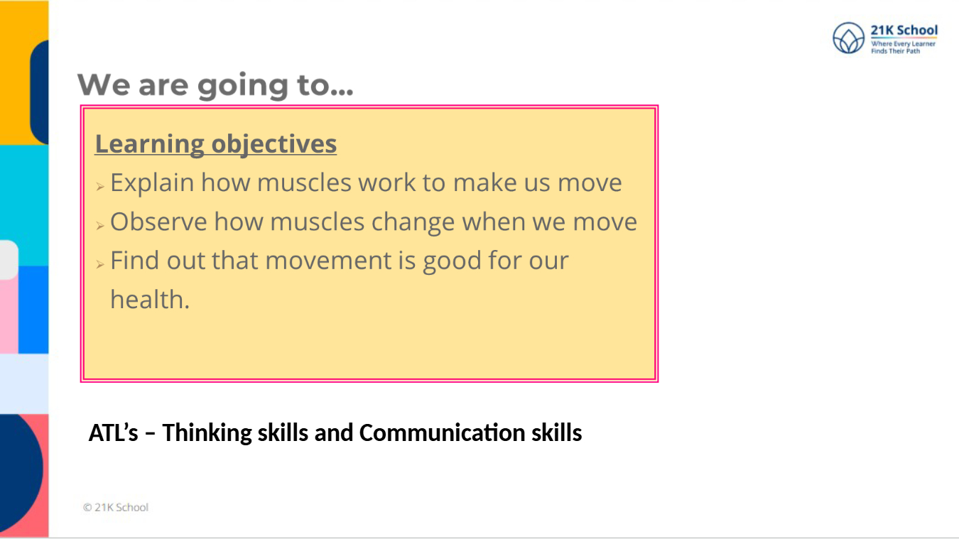 Muscular system Lesson