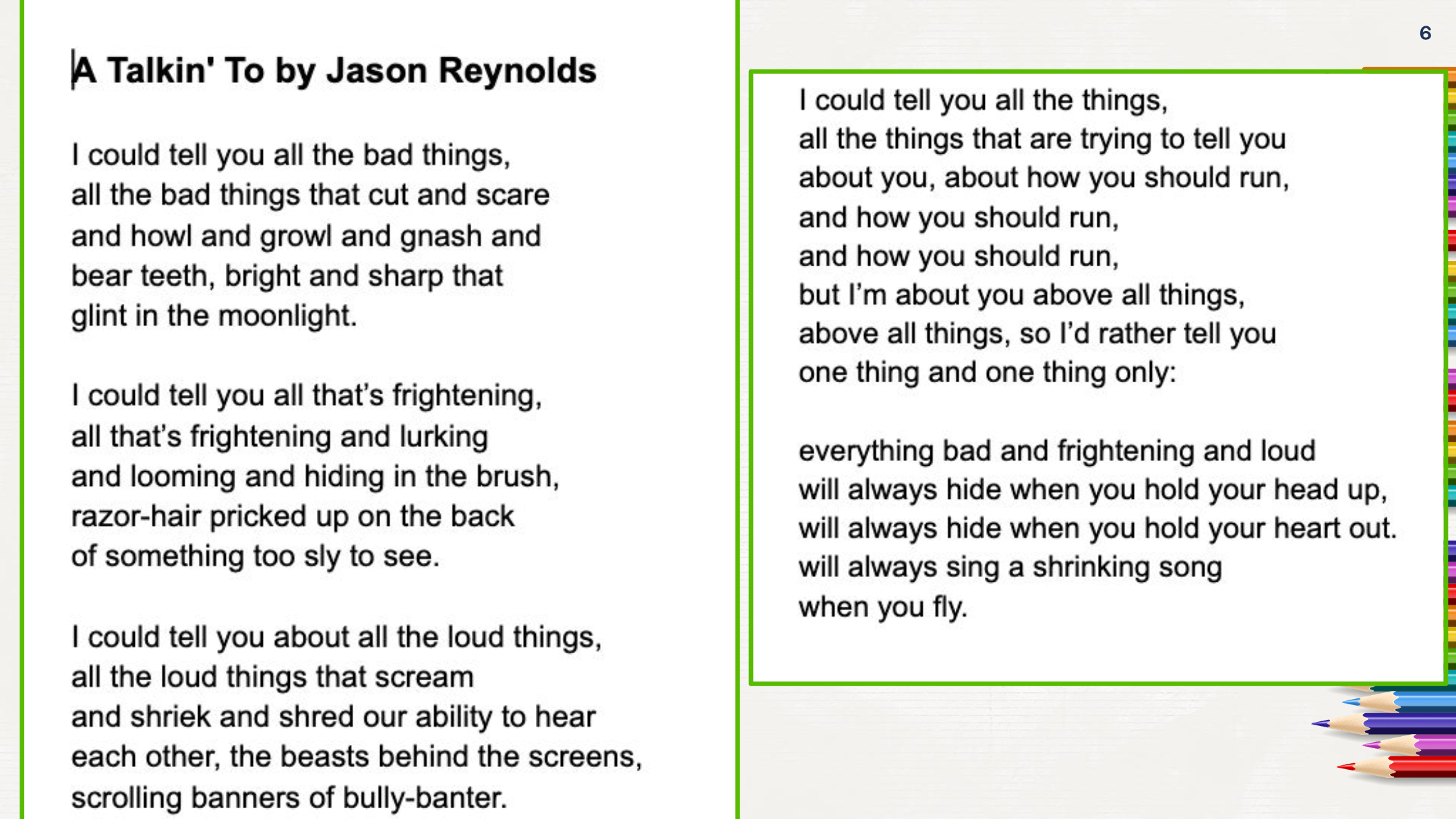 Poetry Lesson: Repetition and Rhyme Scheme Lesson