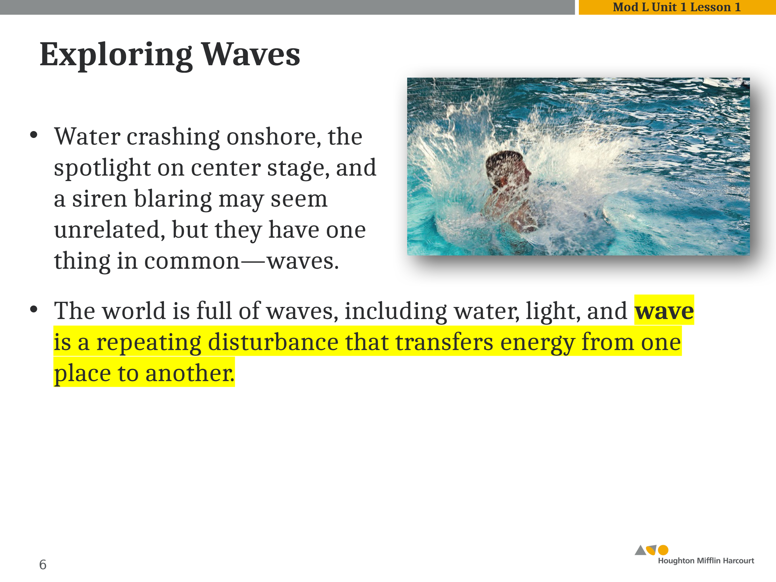 Introduction to waves Lesson