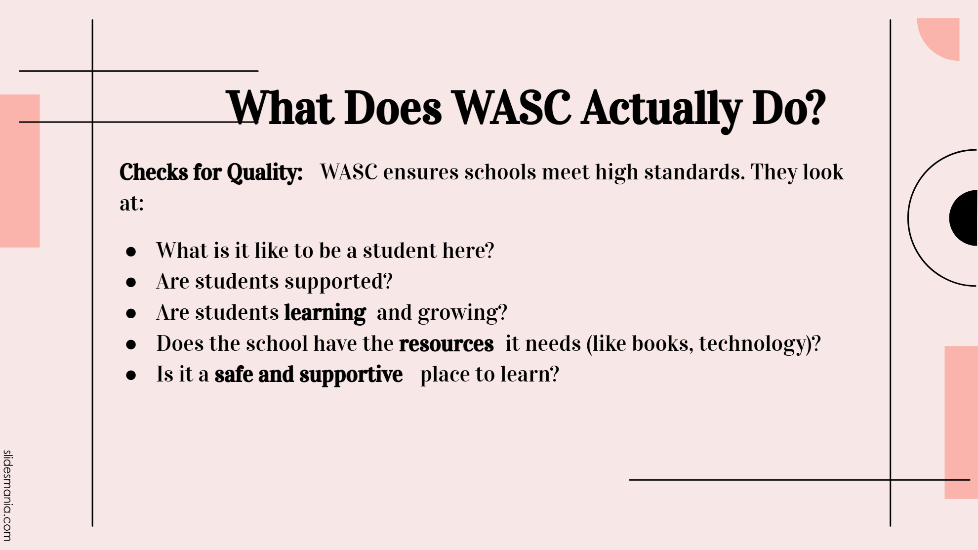WASC visit 2026 Lesson