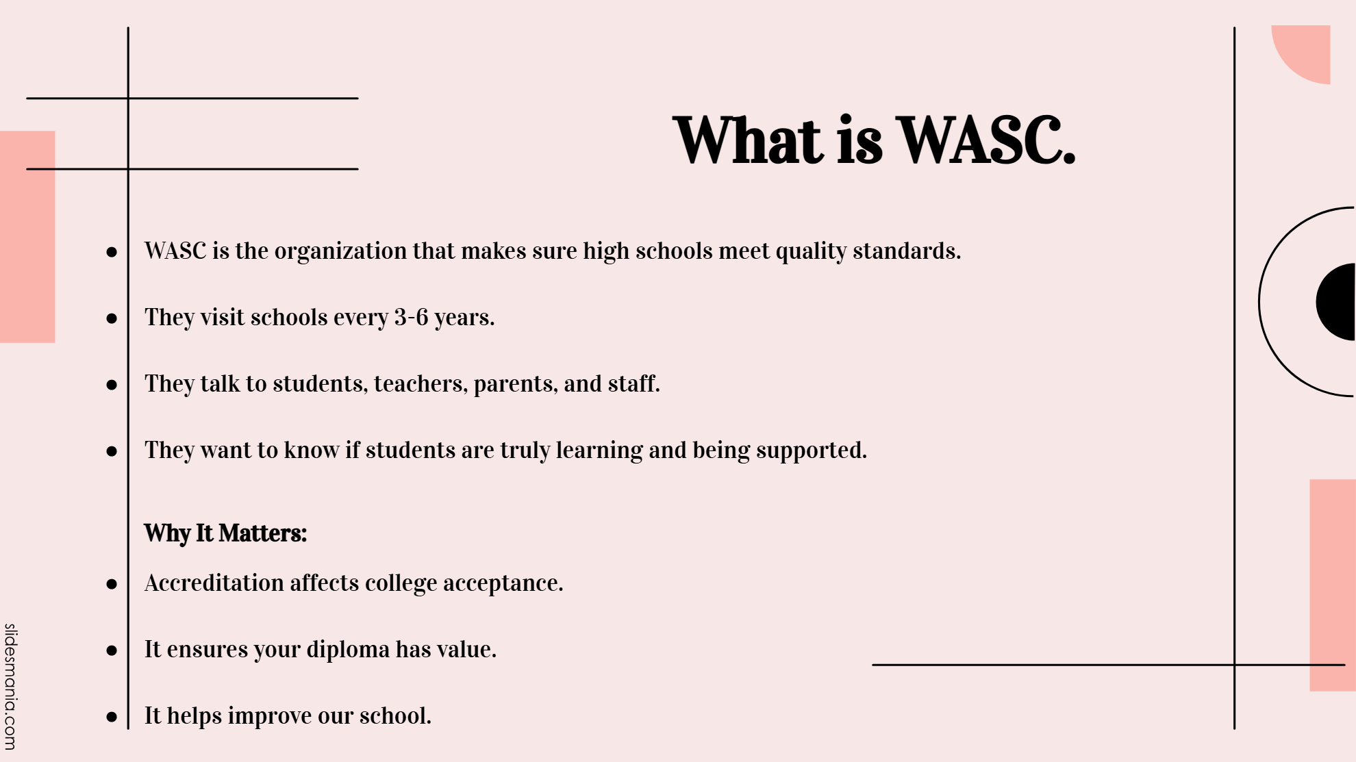 WASC visit 2026 Lesson