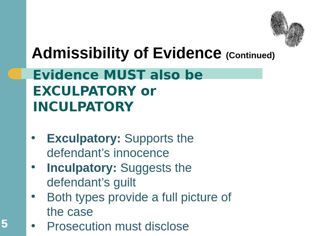 Evidence Lesson