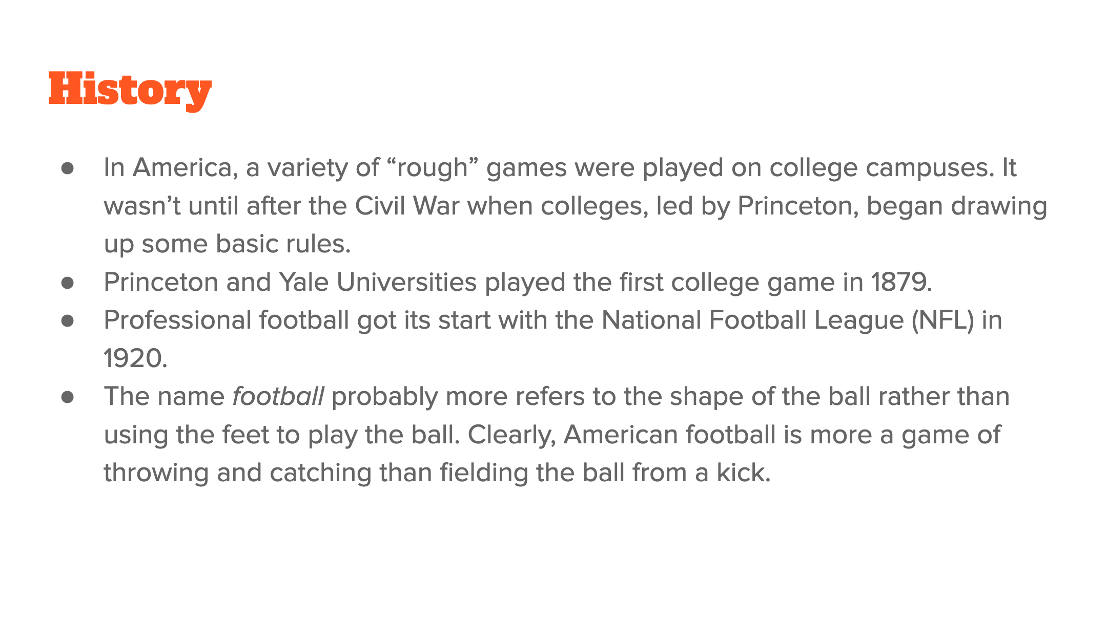Flag Football Overview Lesson