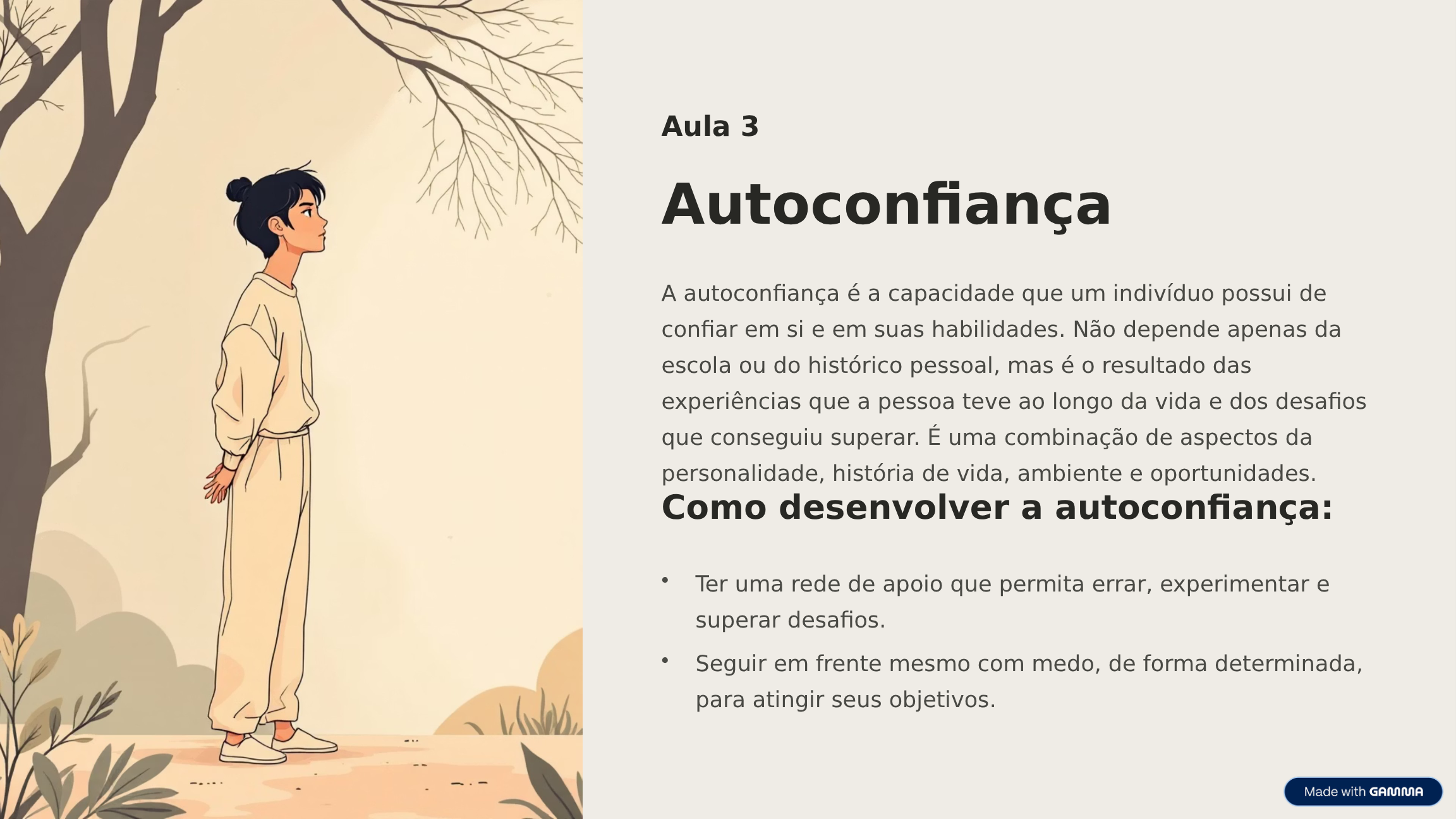 Pessoa confiante