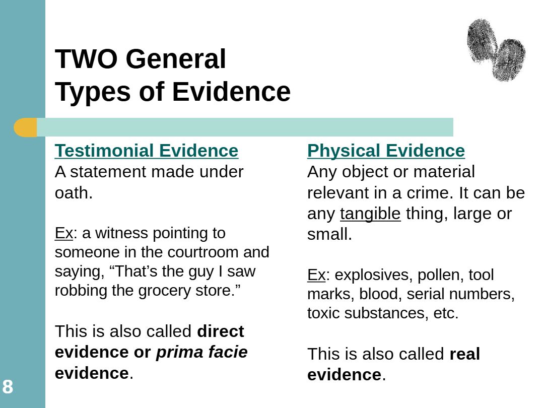Evidence Lesson