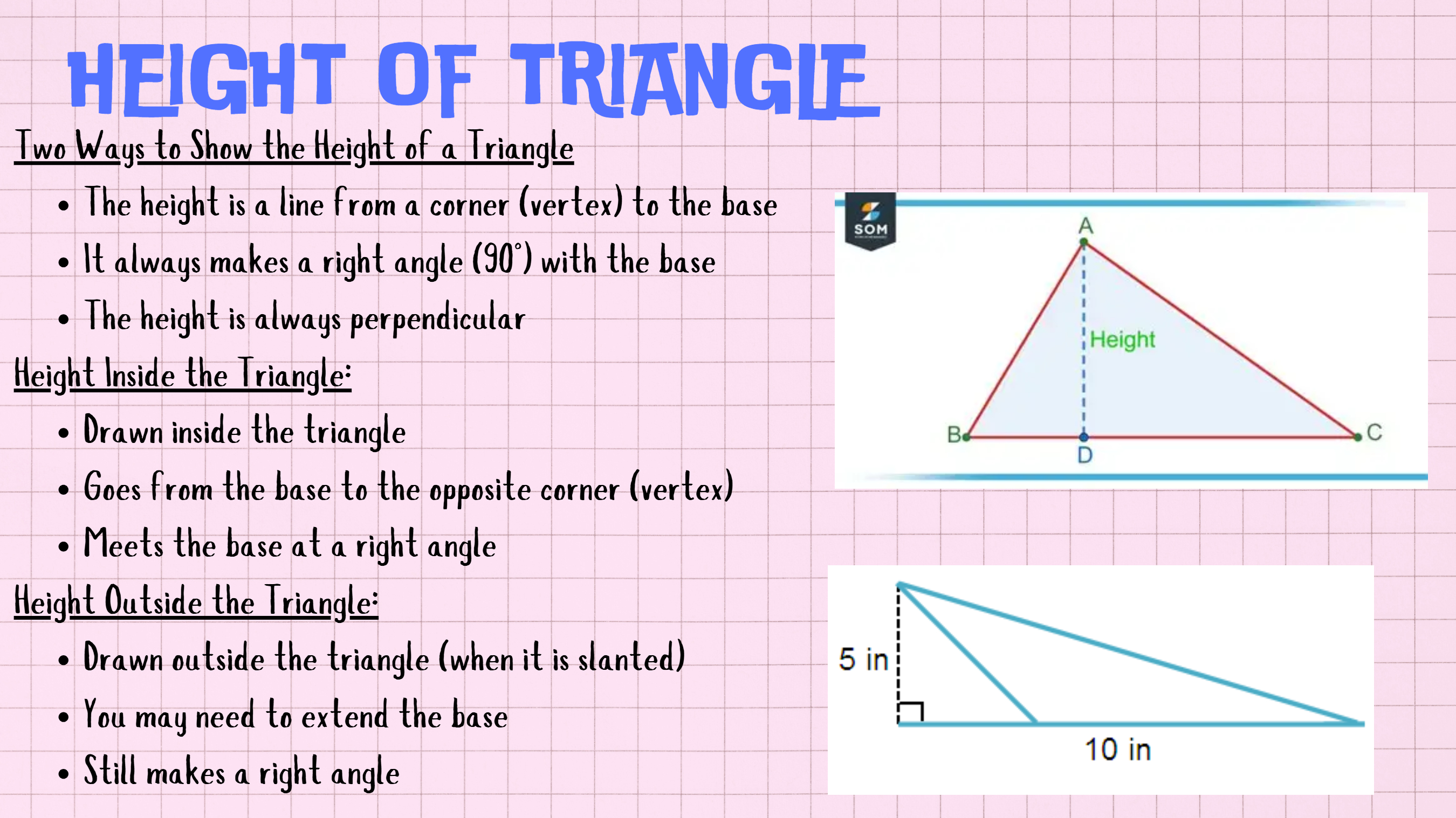 Area of a Triangle Lesson