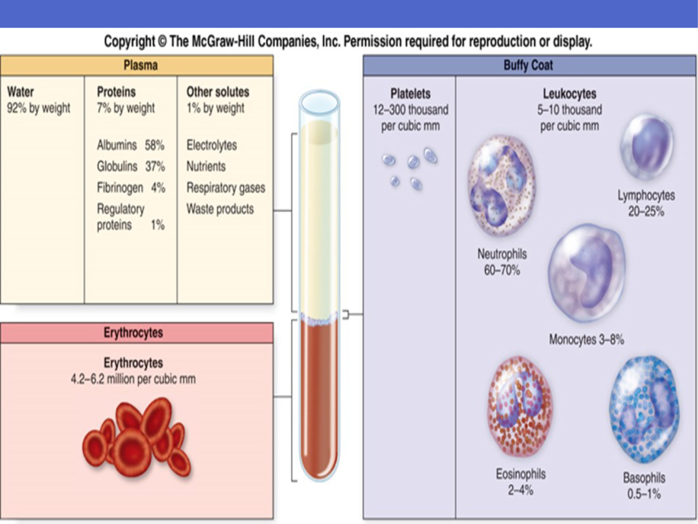 Plasma composition diagram